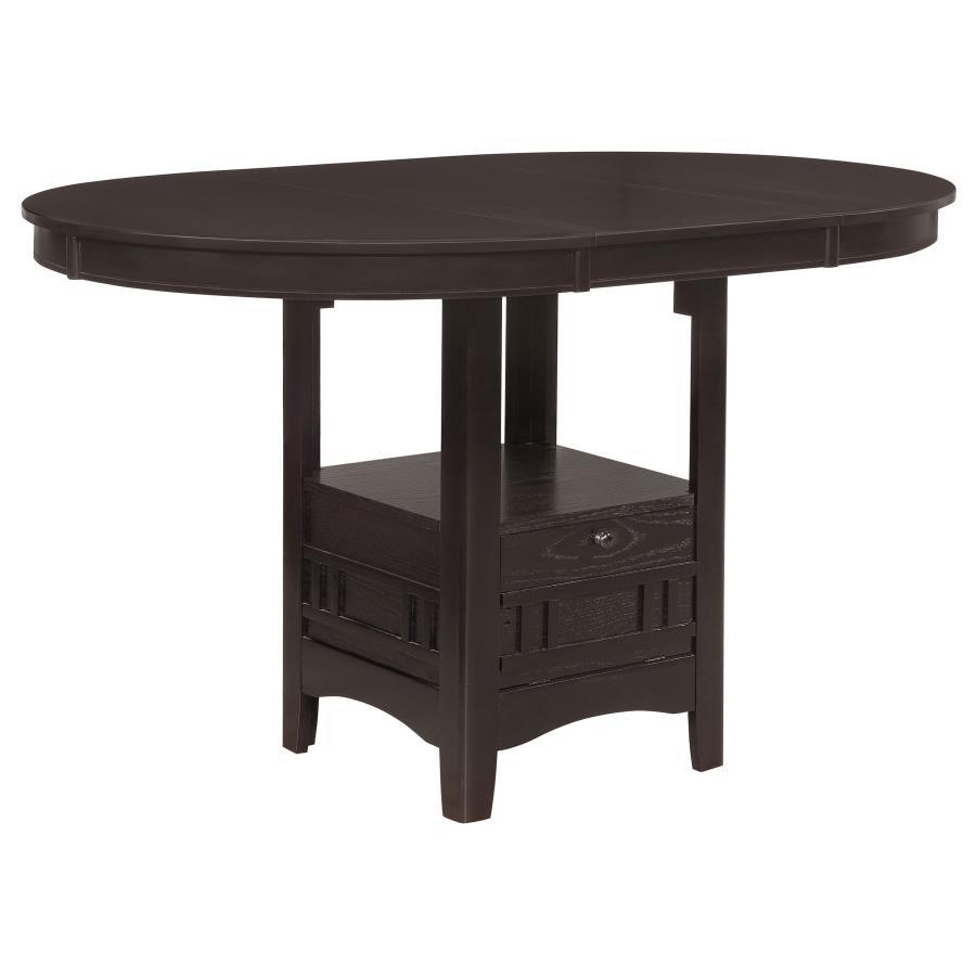 Lavon - Oval Extension Counter Dining Table - Espresso by CoasterEveryday | Bel Furniture