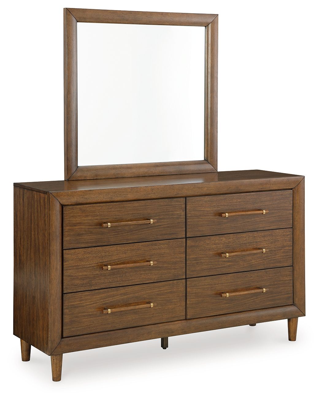 Lyncott - Brown - Dresser And Mirror by Signature Design by Ashley® | Bel Furniture
