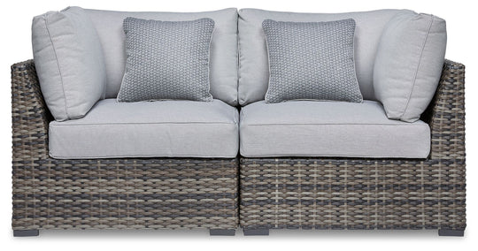 Harbor Court - Corner With Cushion Gray 2 Pieces by Signature Design by Ashley® | Bel Furniture