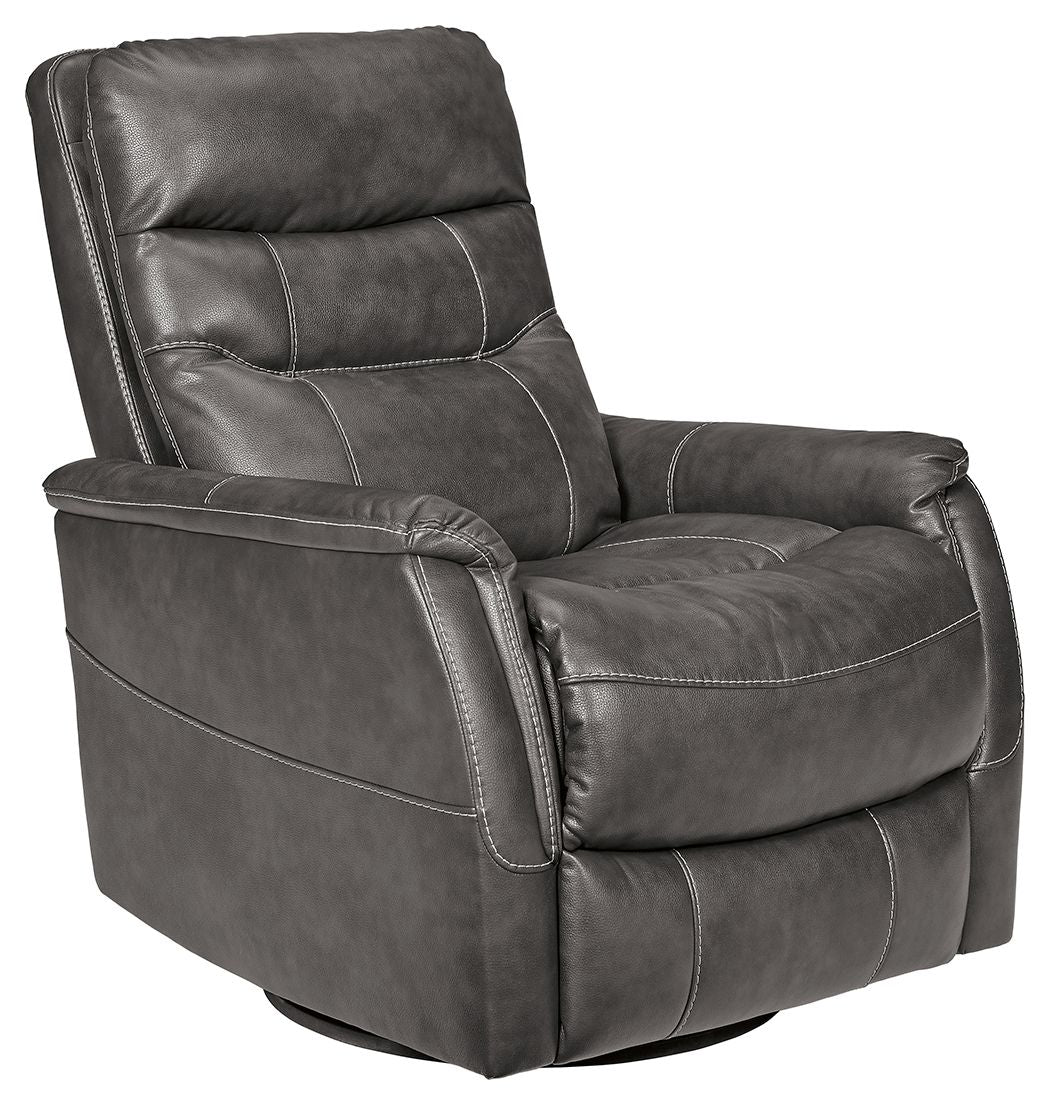 Riptyme - Quarry - Swivel Glider Recliner by Signature Design by Ashley® | Bel Furniture