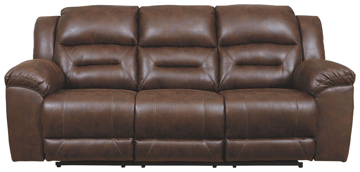 Stoneland - Power Reclining Sofa Dark Brown by Signature Design by Ashley® | Bel Furniture