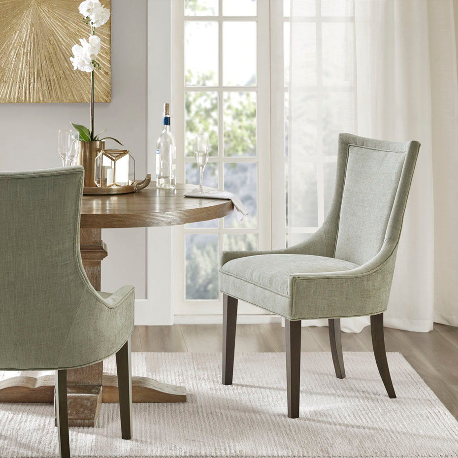 Ultra - Dining Side Chair (Set of 2) - Light Green Multi