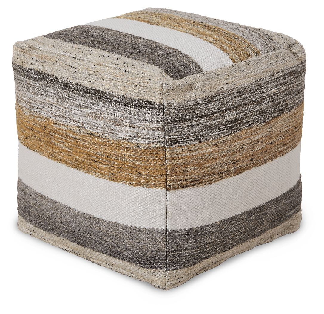 Josalind - Multi - Pouf by Signature Design by Ashley® | Bel Furniture