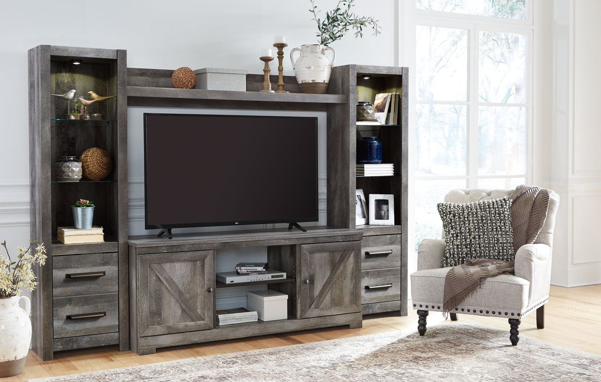 Wynnlow - Home Entertainment Set Gray 4 Pc. - Entertainment Center - 63" TV Stand by Signature Design by Ashley® | Bel Furniture