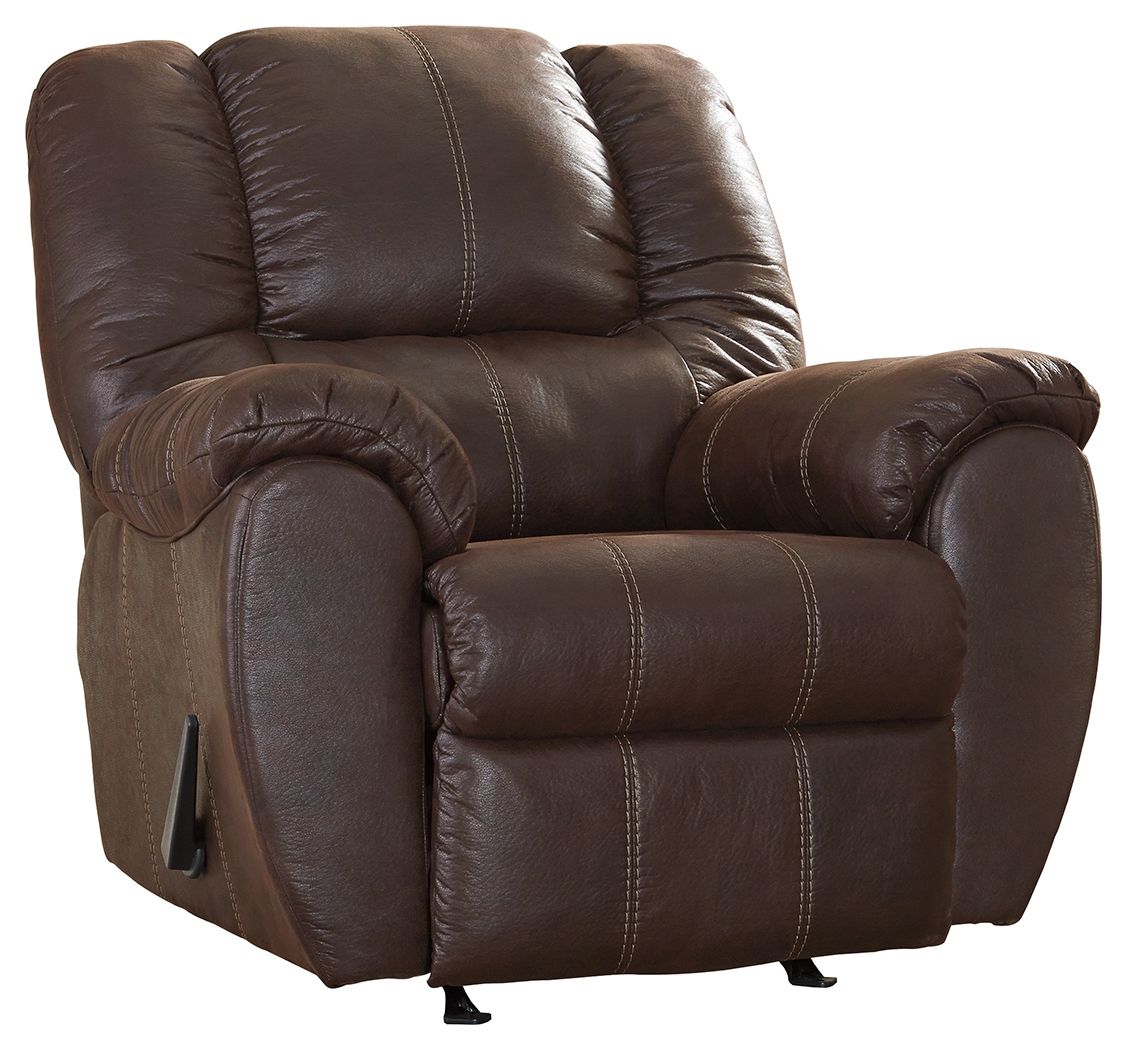 McGann - Rocker Recliner Dark Brown by Signature Design by Ashley® | Bel Furniture
