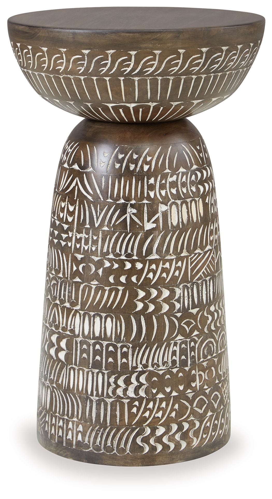 Hadcher - Cream / Brown - Accent Table by Signature Design by Ashley® | Bel Furniture