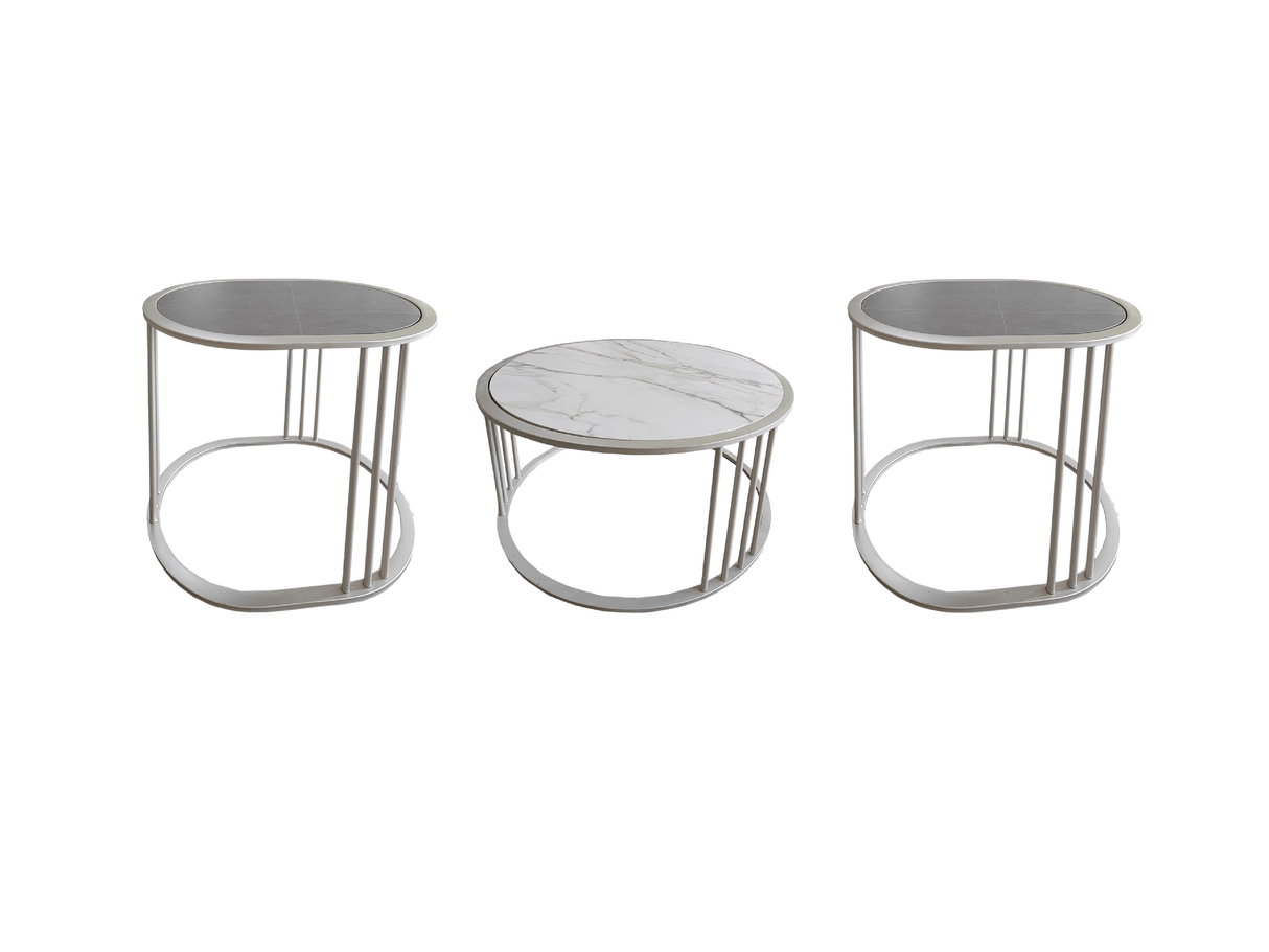 3 PIECE COFFEE TABLE SET by Mollai Collections | Bel Furniture