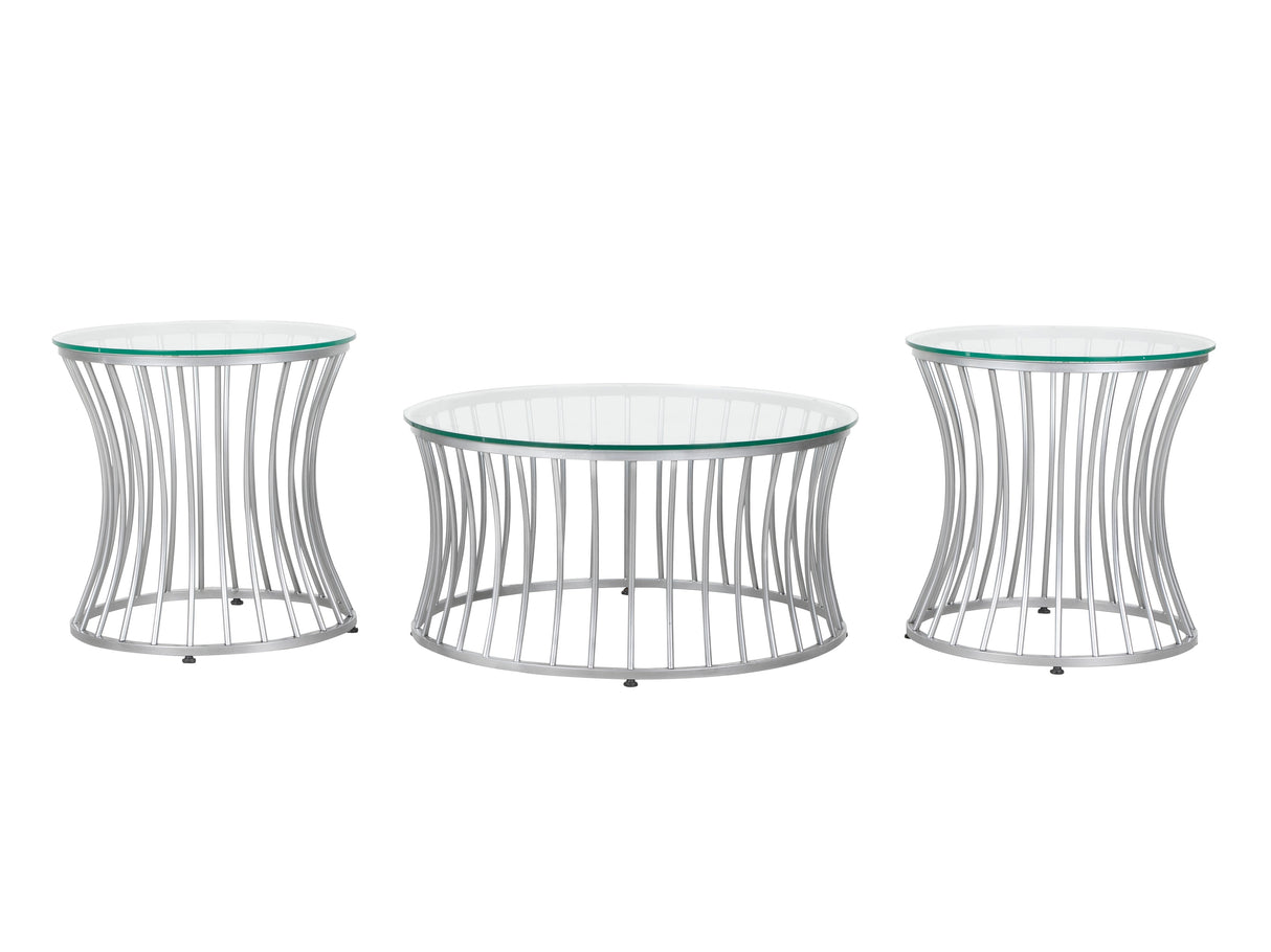 3 PIECE COFFEE TABLE SET by Mollai Collections | Bel Furniture
