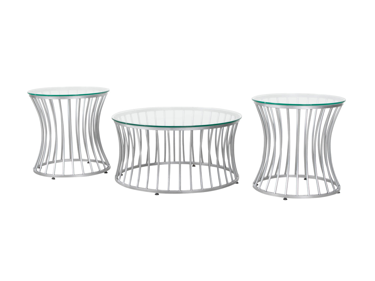 3 PIECE COFFEE TABLE SET by Mollai Collections | Bel Furniture