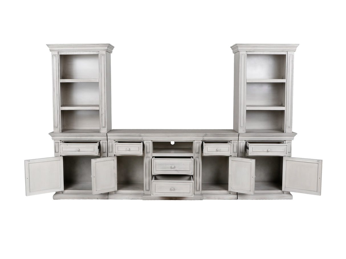 ASPEN / MAGNOLIA 3 PIECE ENTERTAINMENT CENTER by Mollai Collections | Bel Furniture