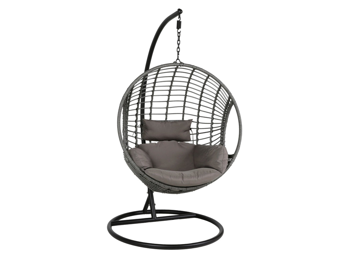 3 PIECE OUTDOOR BASKET SWING CHAIR SET by Mollai Collections | Bel Furniture