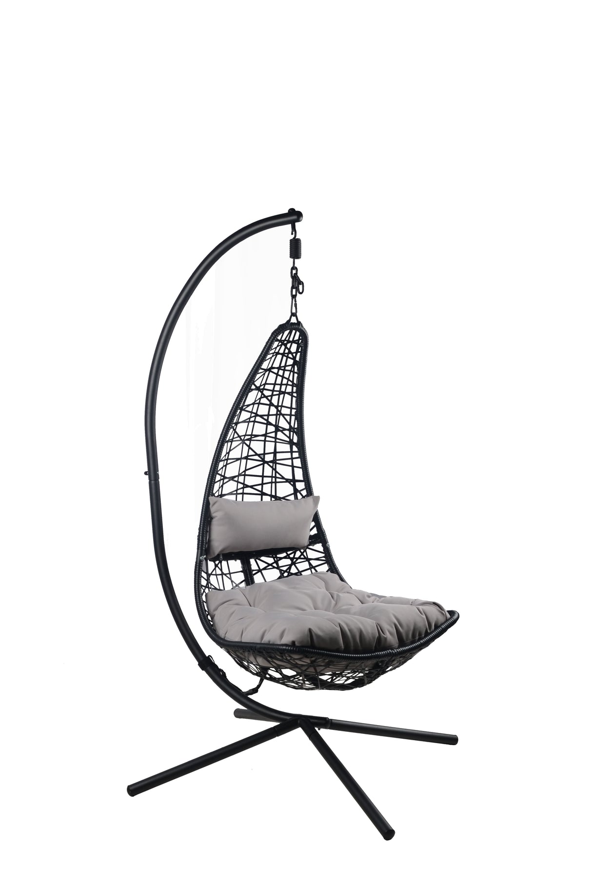 3 Piece Outdoor Wicker Hanging Chair by Mollai Collections | Bel Furniture
