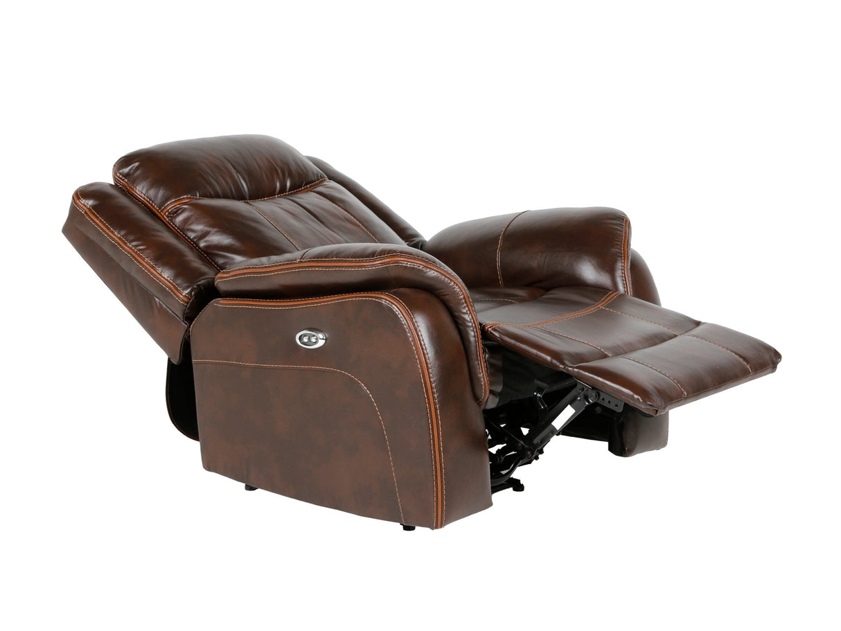 3 Piece Living Room Set: Power Reclining Sofa, Power Reclining Chair, Stationary Loveseat by Sara Collections | Bel Furniture