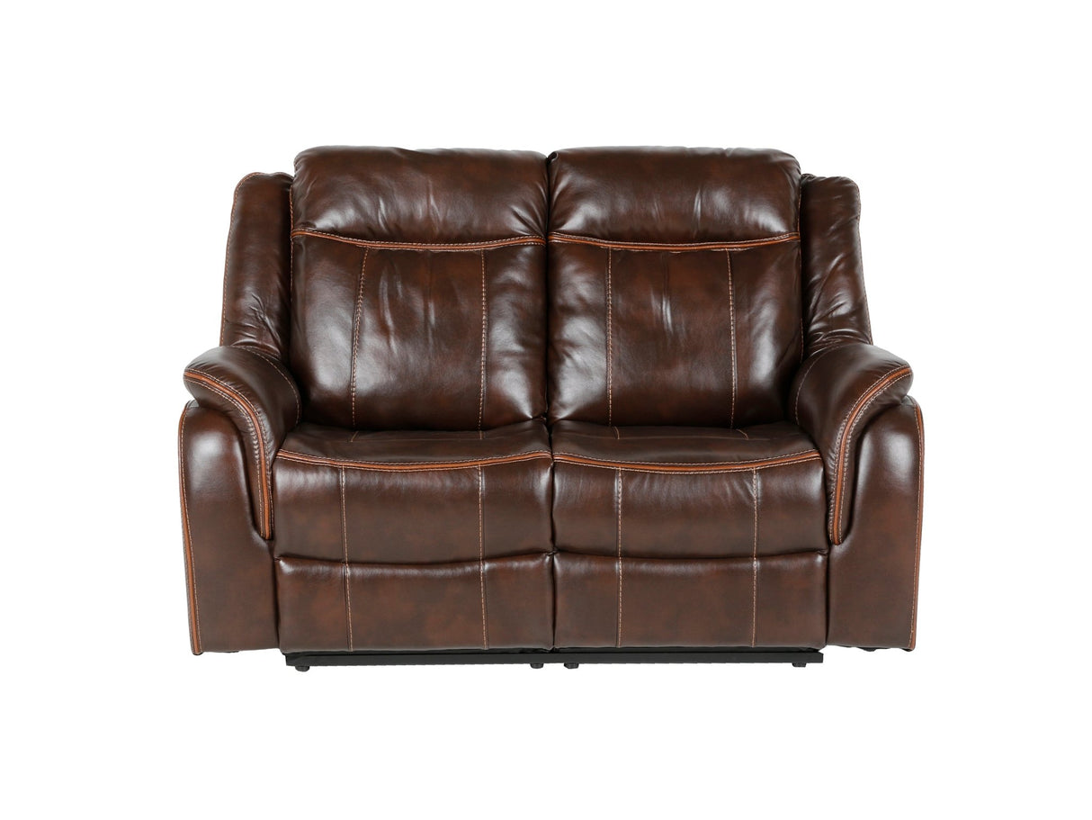 3 Piece Living Room Set: Power Reclining Sofa, Power Reclining Chair, Stationary Loveseat by Sara Collections | Bel Furniture