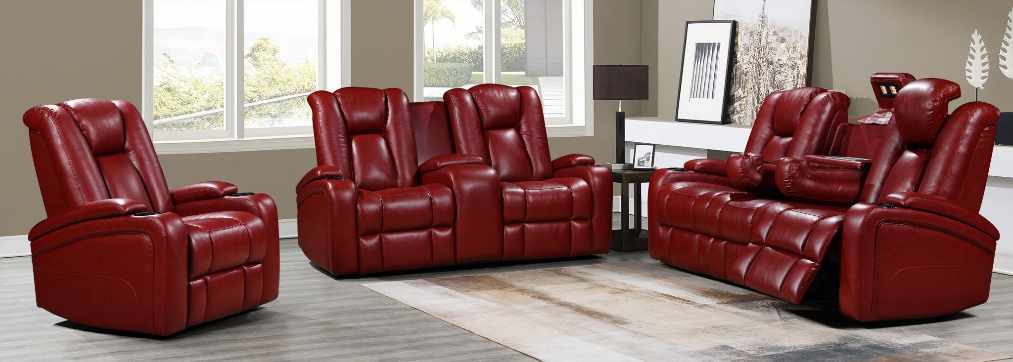 3 PIECE POWER RECLINING LIVING ROOM SET