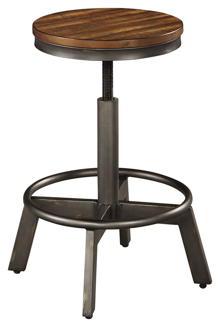 Torjin - Swivel Stool (Set of 2) Dark Brown by Signature Design by Ashley® | Bel Furniture