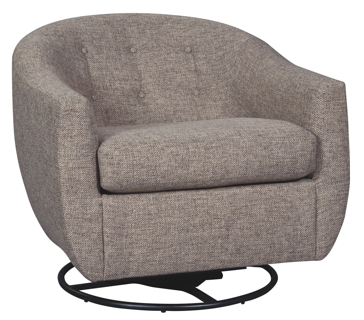 Upshur - Taupe - Swivel Glider Accent Chair by Signature Design by Ashley® | Bel Furniture