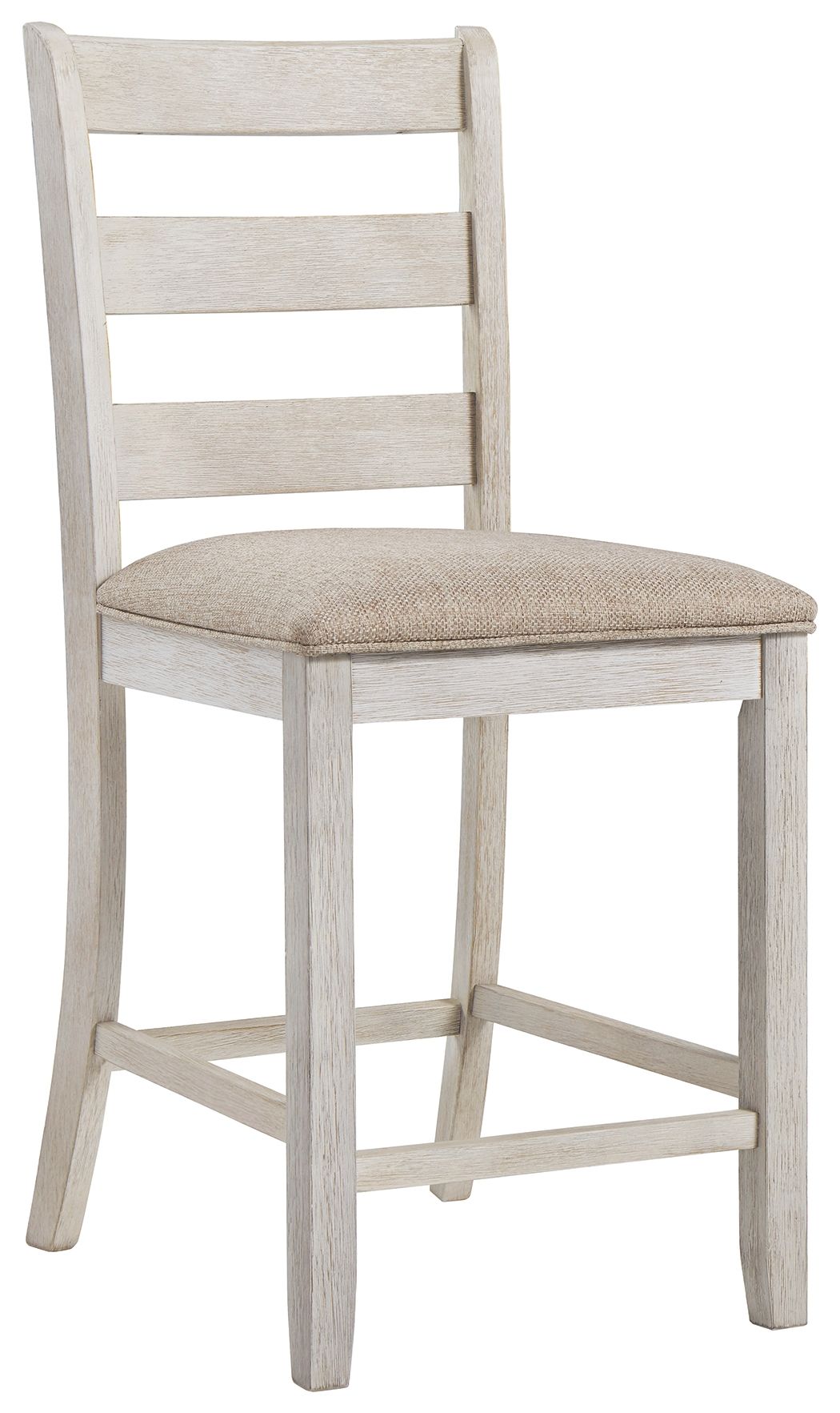 Skempton - White - Upholstered Barstool (Set of 2) by Signature Design by Ashley® | Bel Furniture