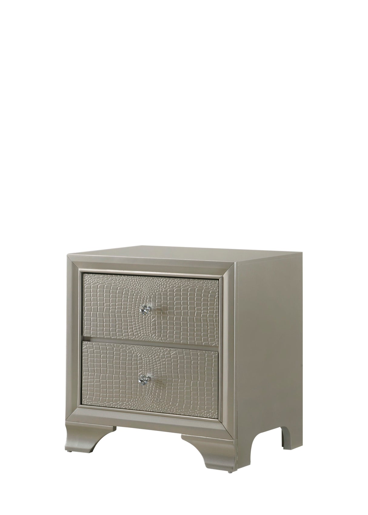 Lyssa - Nightstand Gray by Crown Mark | Bel Furniture