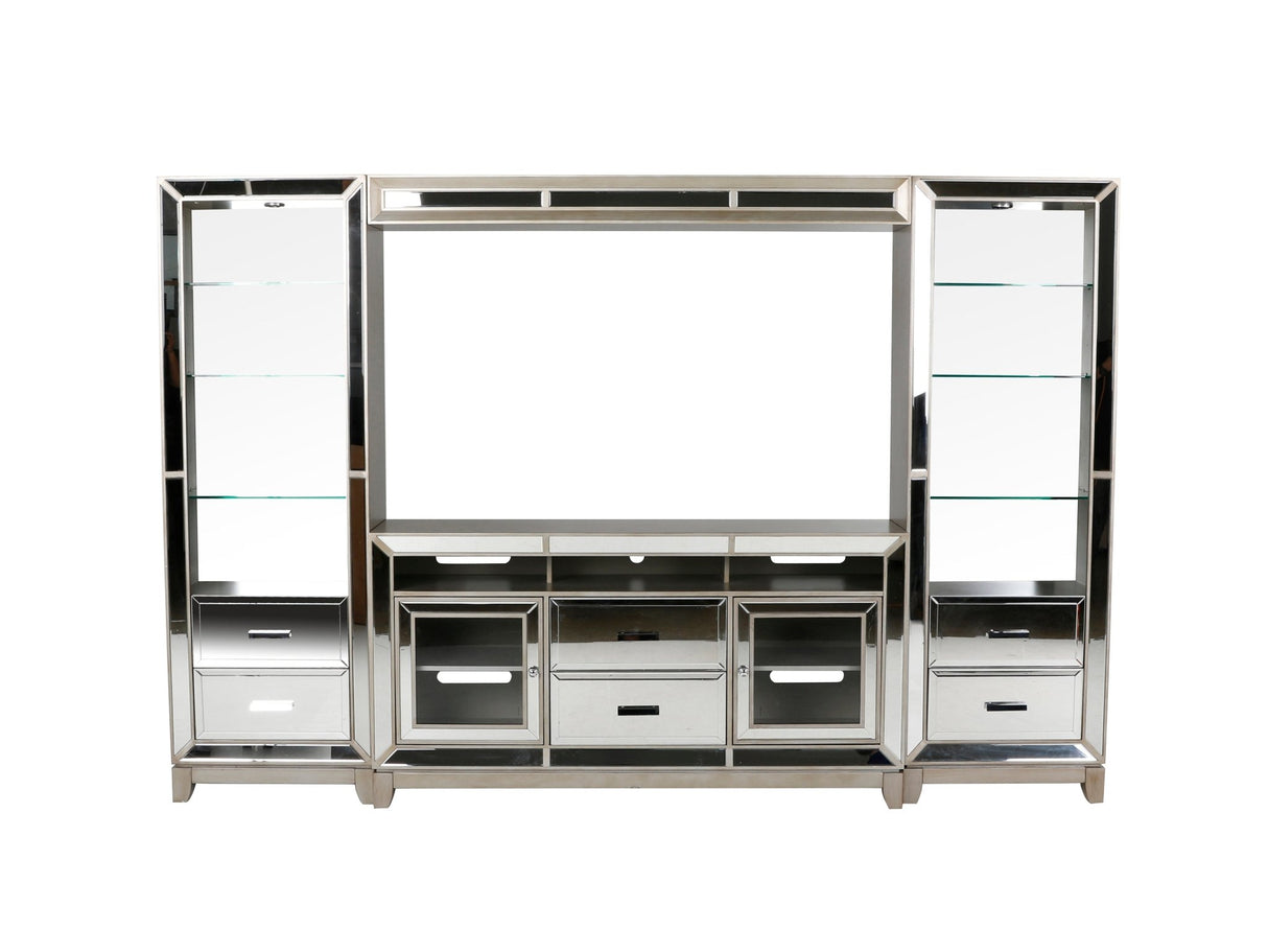 4 PIECE ENTERTAINMENT CENTER by Mollai Collections | Bel Furniture