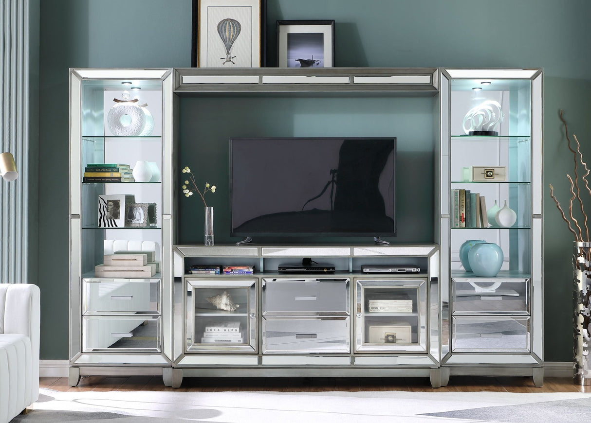 4 PIECE ENTERTAINMENT CENTER by Mollai Collections | Bel Furniture