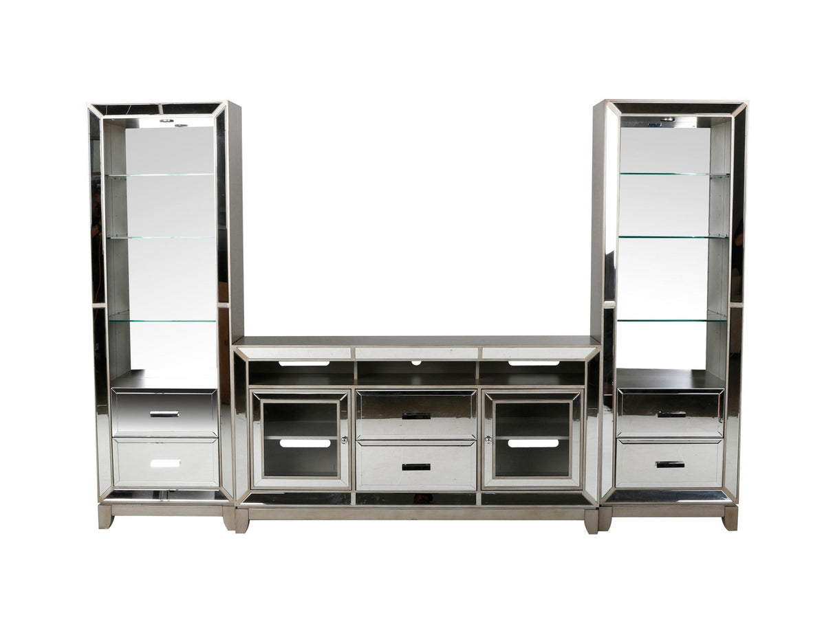 4 PIECE ENTERTAINMENT CENTER by Mollai Collections | Bel Furniture