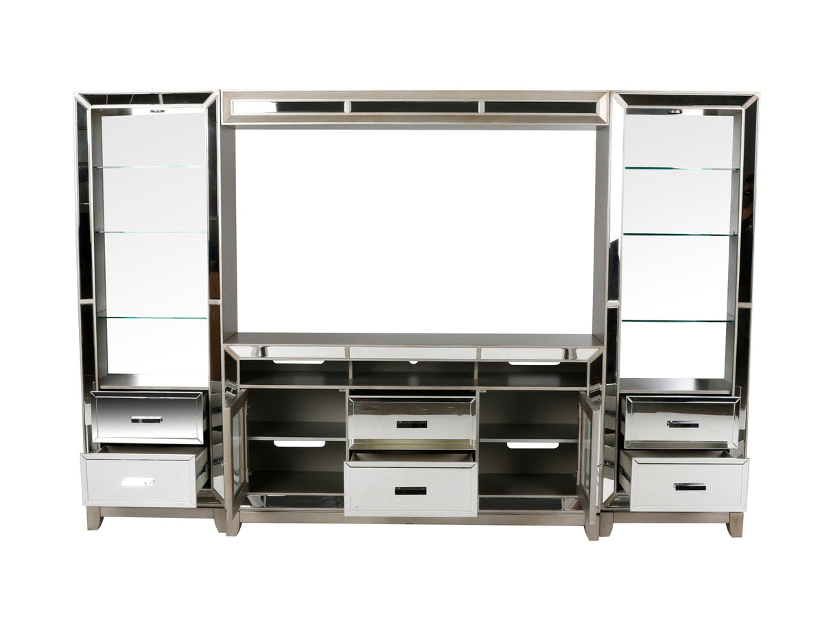 4 PIECE ENTERTAINMENT CENTER by Mollai Collections | Bel Furniture