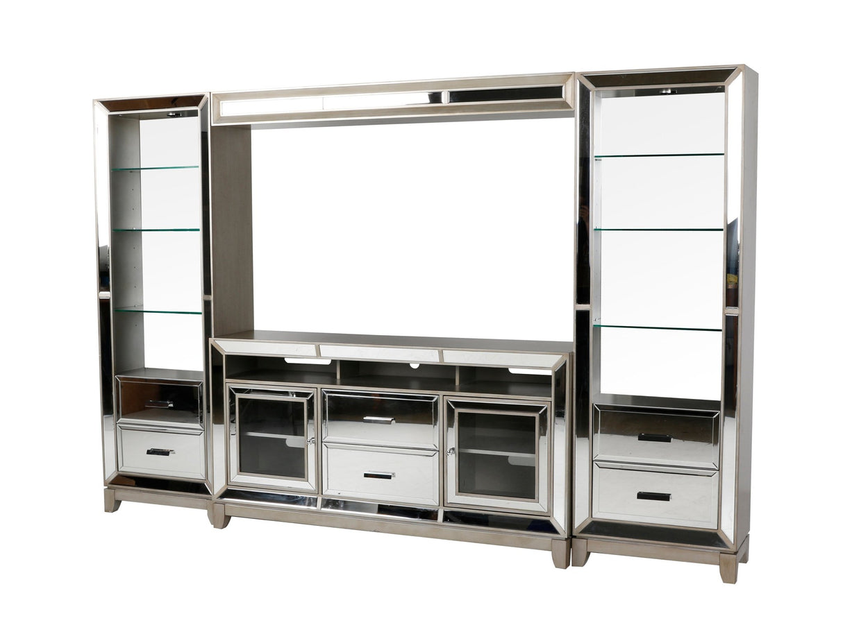 4 PIECE ENTERTAINMENT CENTER by Mollai Collections | Bel Furniture