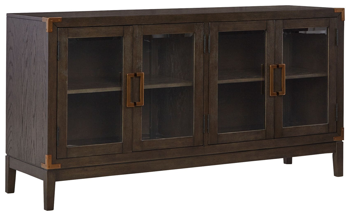 Burkhaus - Dark Brown - Dining Room Server by Signature Design by Ashley® | Bel Furniture