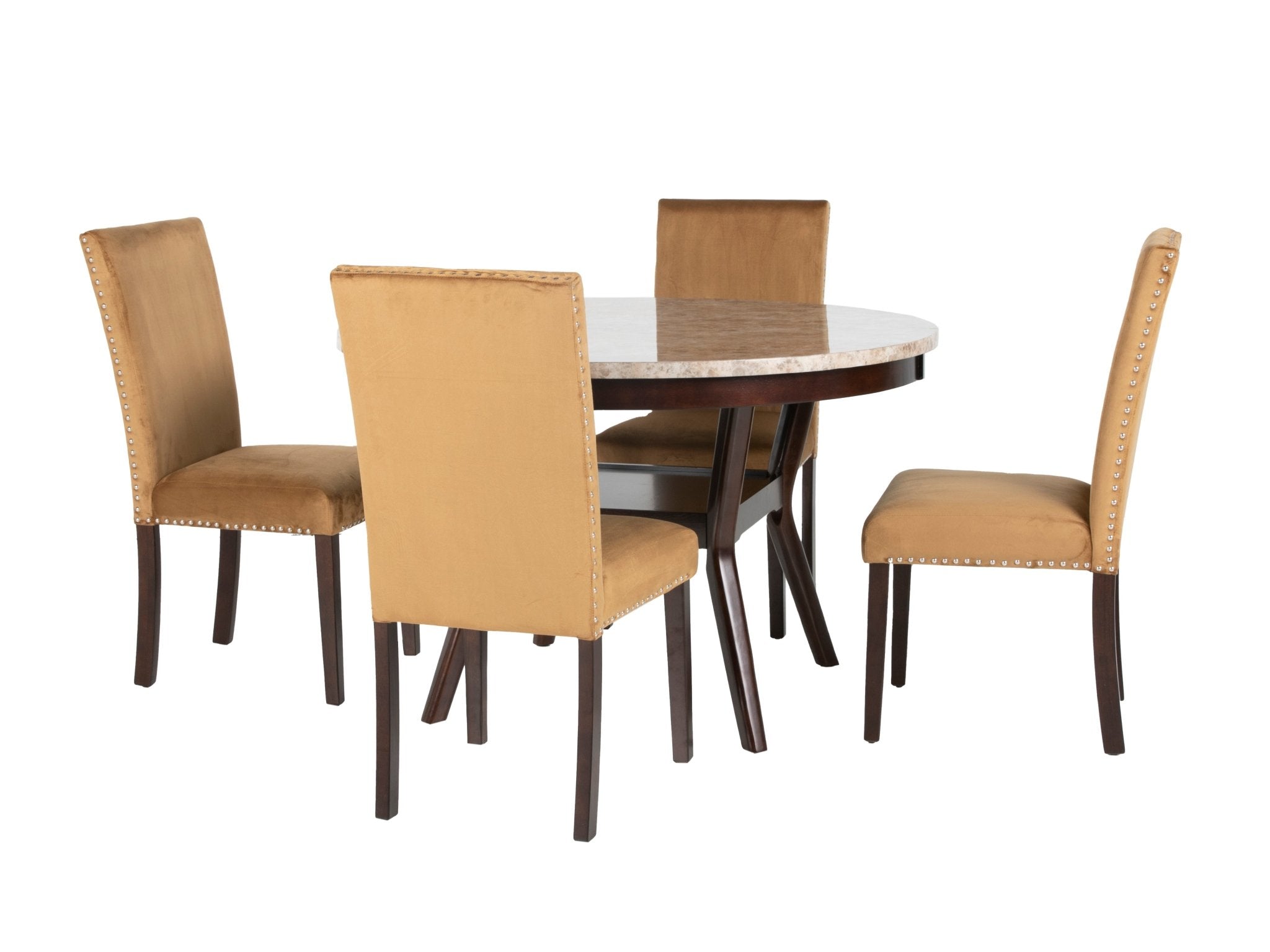 Elegant 5 piece dining room outlet sets