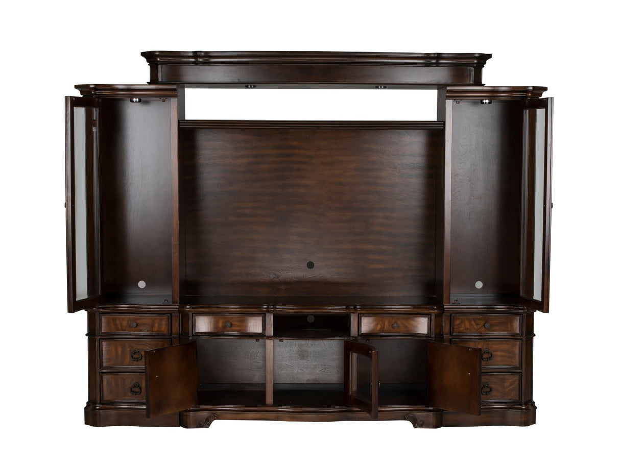 5 PIECE ENTERTAINMENT CENTER by Mollai Collections | Bel Furniture