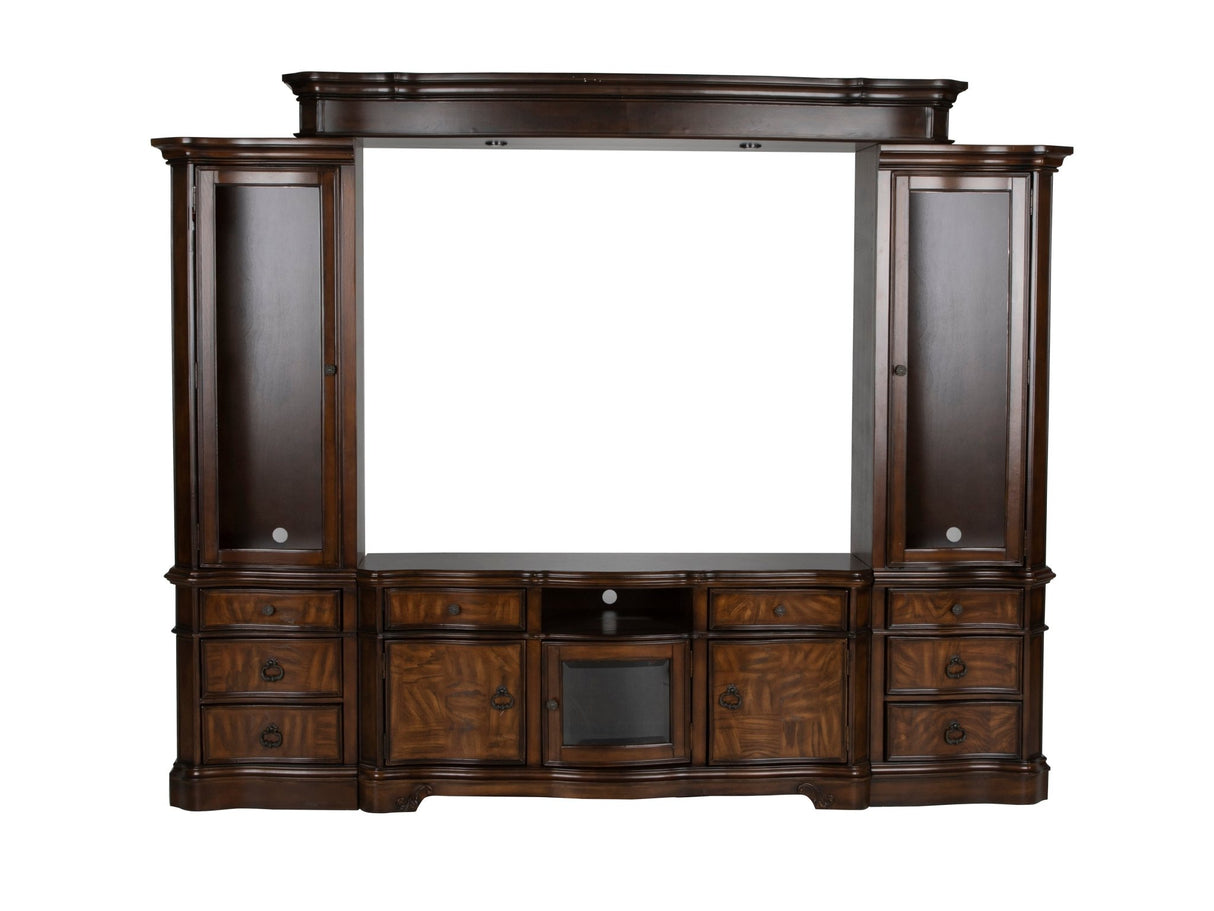 5 PIECE ENTERTAINMENT CENTER by Mollai Collections | Bel Furniture