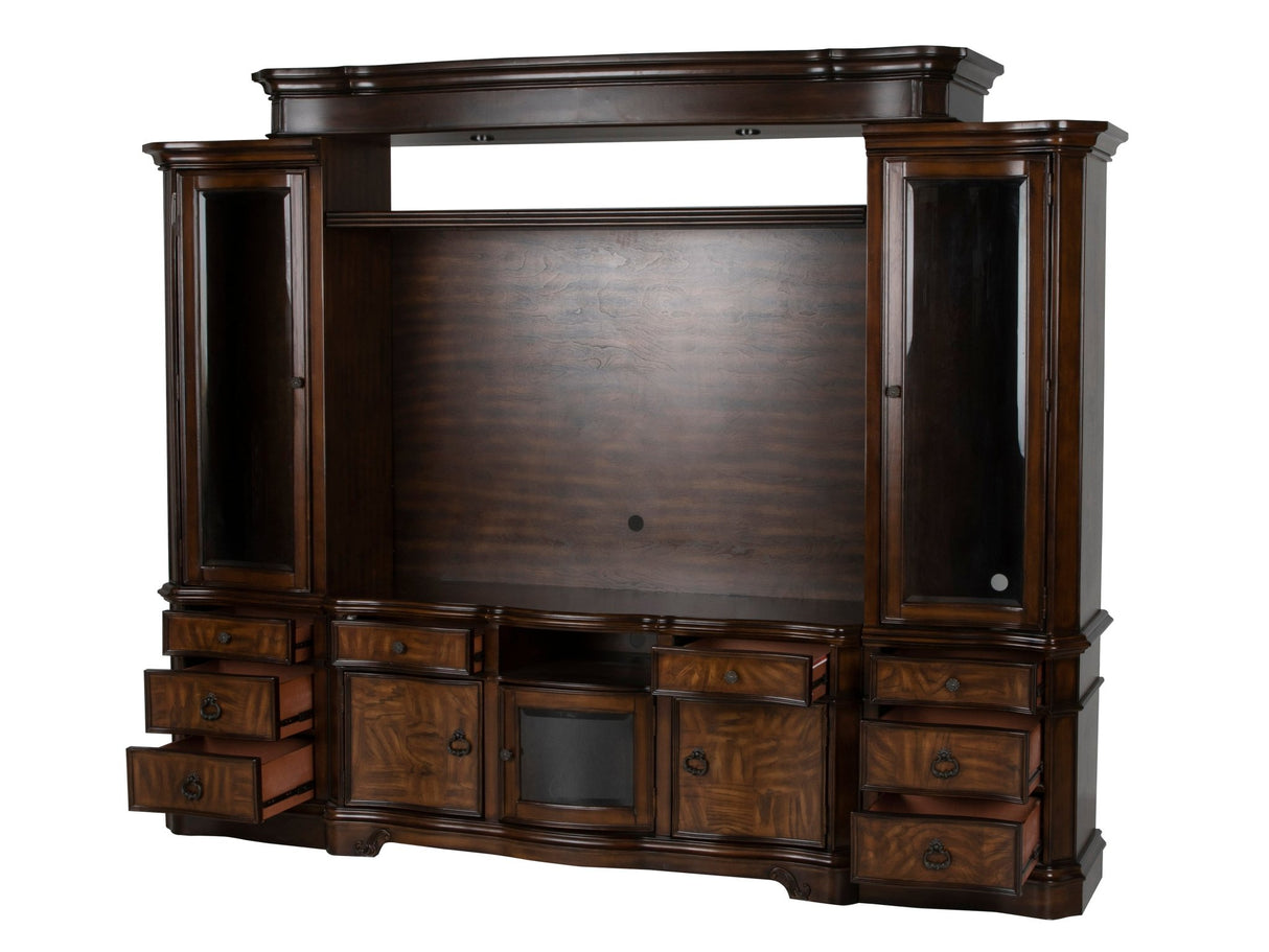 5 PIECE ENTERTAINMENT CENTER by Mollai Collections | Bel Furniture