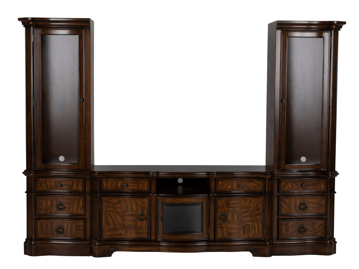5 PIECE ENTERTAINMENT CENTER by Mollai Collections | Bel Furniture