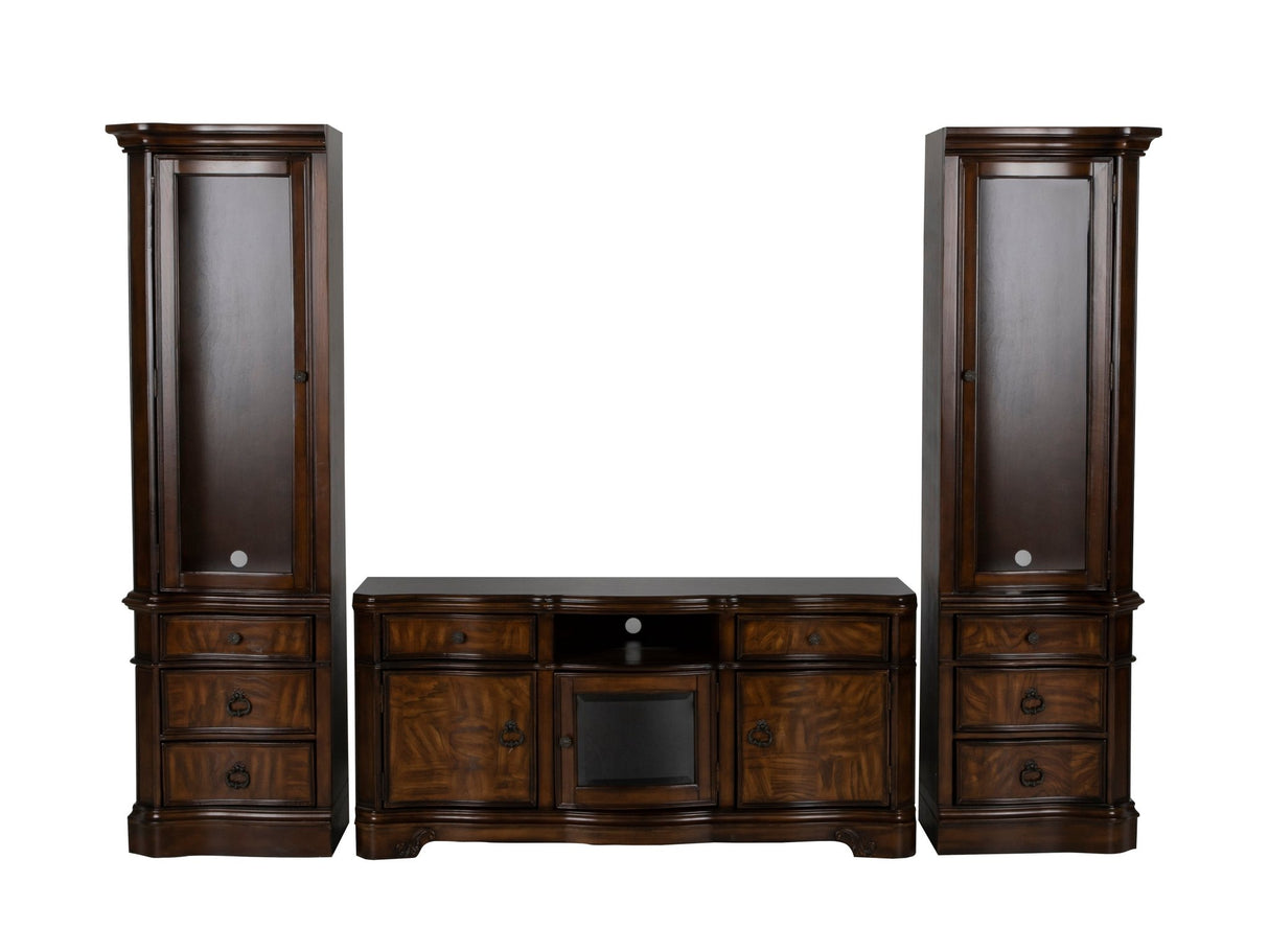 5 PIECE ENTERTAINMENT CENTER by Mollai Collections | Bel Furniture