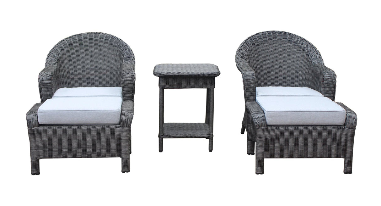 5 PIECE PATIO LOUNGE SET by Mollai Collections | Bel Furniture