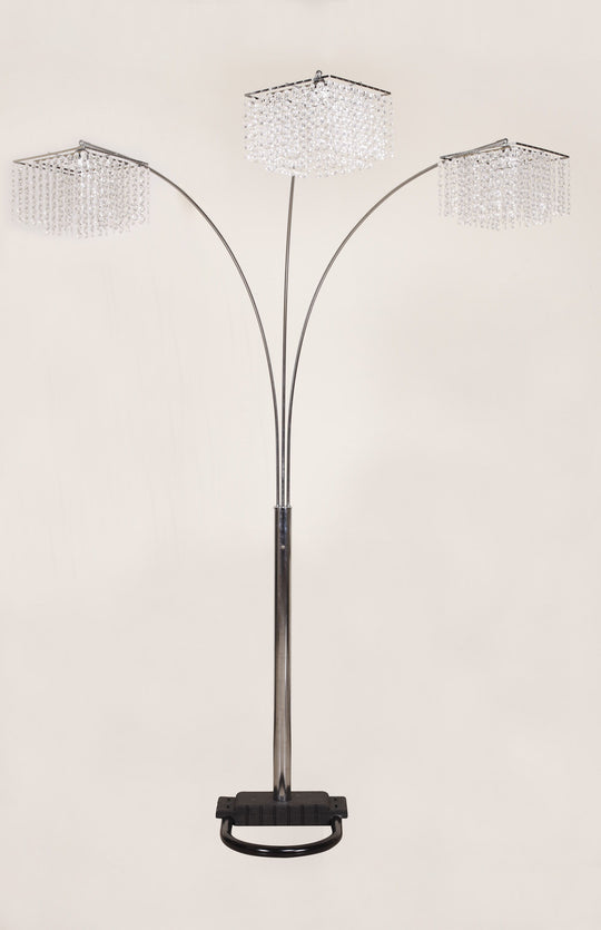 Floor Lamp - Gray by Crown Mark | Bel Furniture