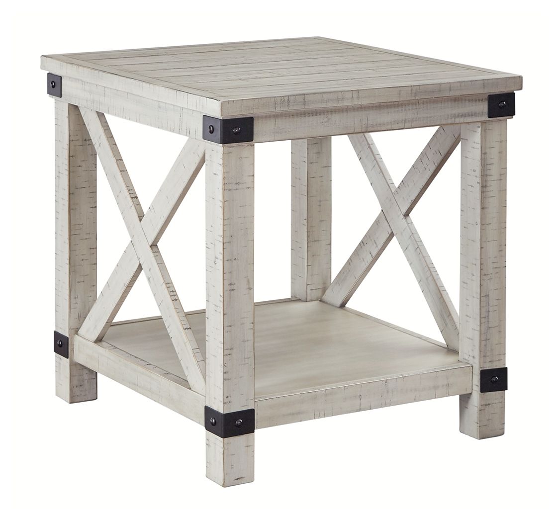 Carynhurst - Whitewash - Rectangular End Table by Signature Design by Ashley® | Bel Furniture