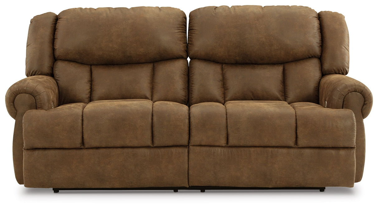 Boothbay - 2 Seat Reclining Sofa Dark Brown Power Reclining by Signature Design by Ashley® | Bel Furniture