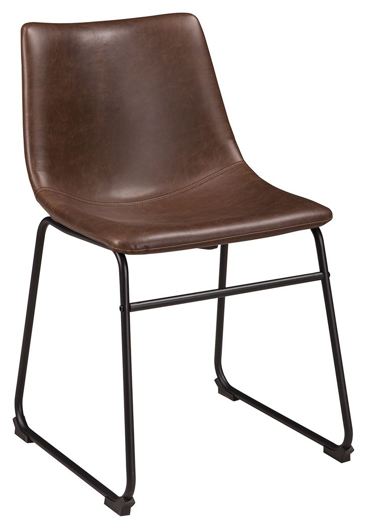 Centiar - Upholstered Side Chair Dark Brown 2 Pieces by Signature Design by Ashley® | Bel Furniture