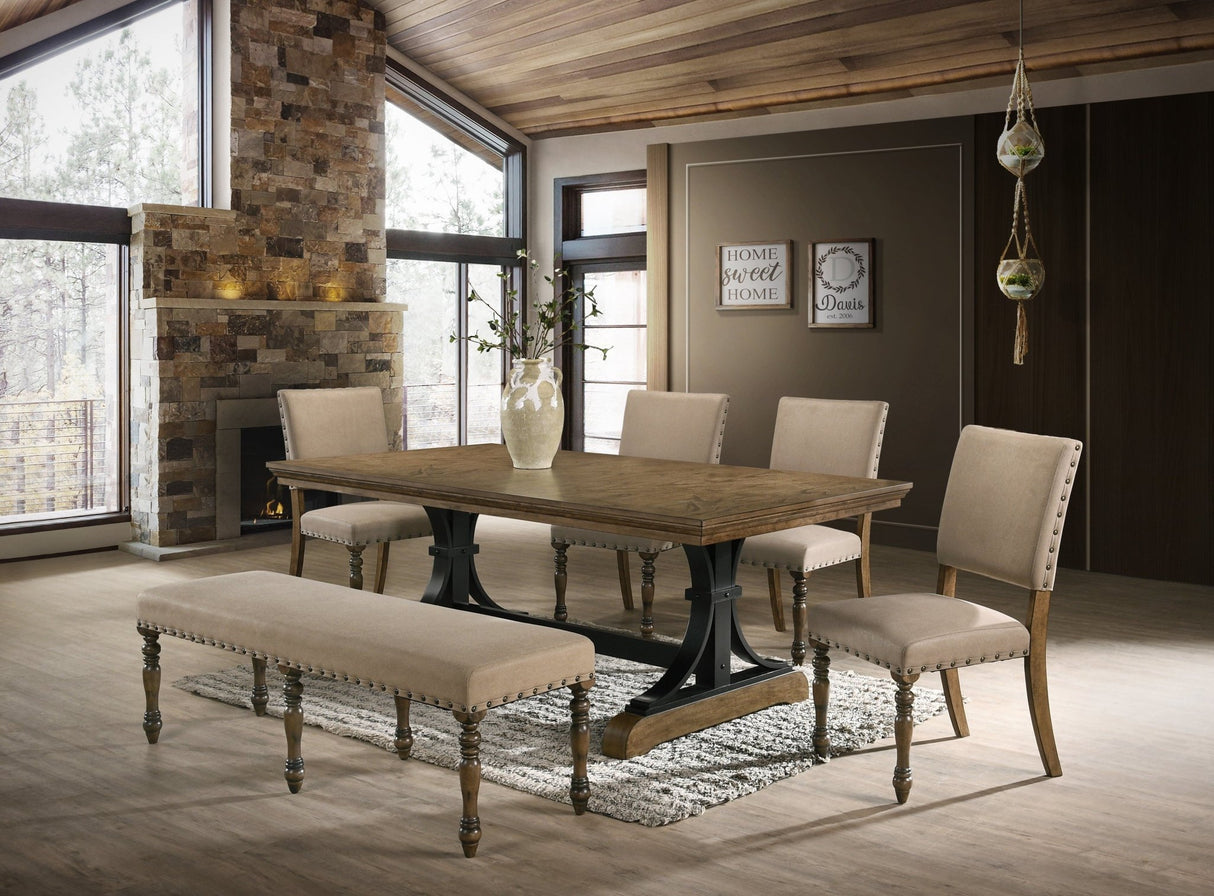 6 PIECE DINING ROOM SET by Mollai Collections | Bel Furniture