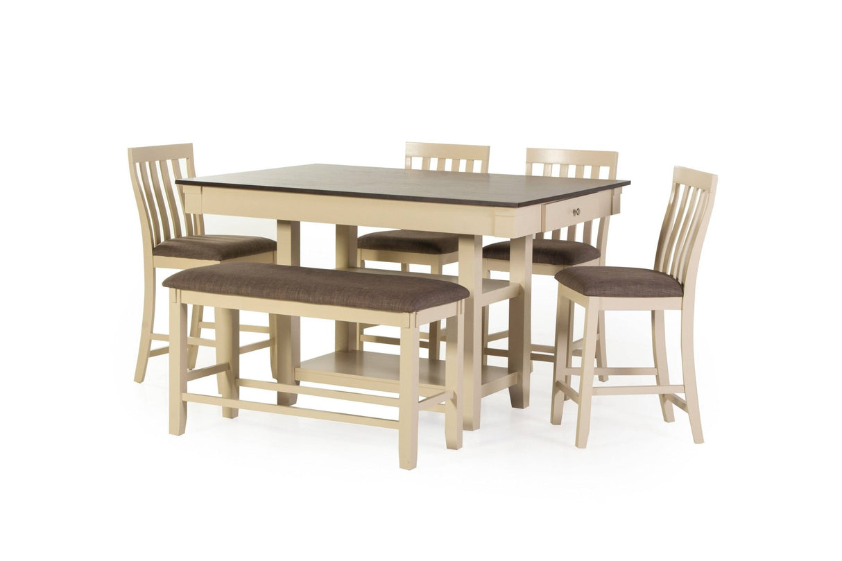 6 PIECE DINING ROOM SET by Mollai Collections | Bel Furniture