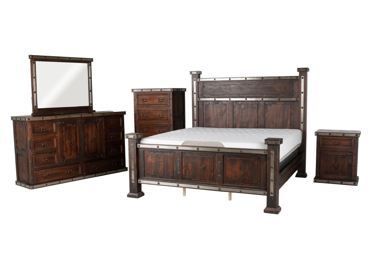 HACIENDA 6 PIECE BEDROOM SET by Mollai Collections | Bel Furniture
