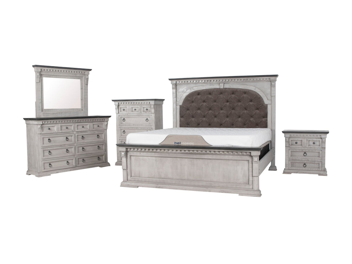 ALAMO 6 PIECE KING BEDROOM SET by Mollai Collections | Bel Furniture