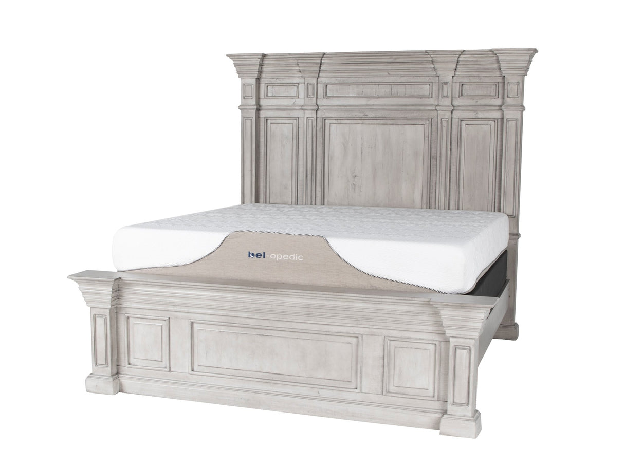 6-Piece Gray Panel Bedroom Set - Queen by Mollai Collections | Bel Furniture