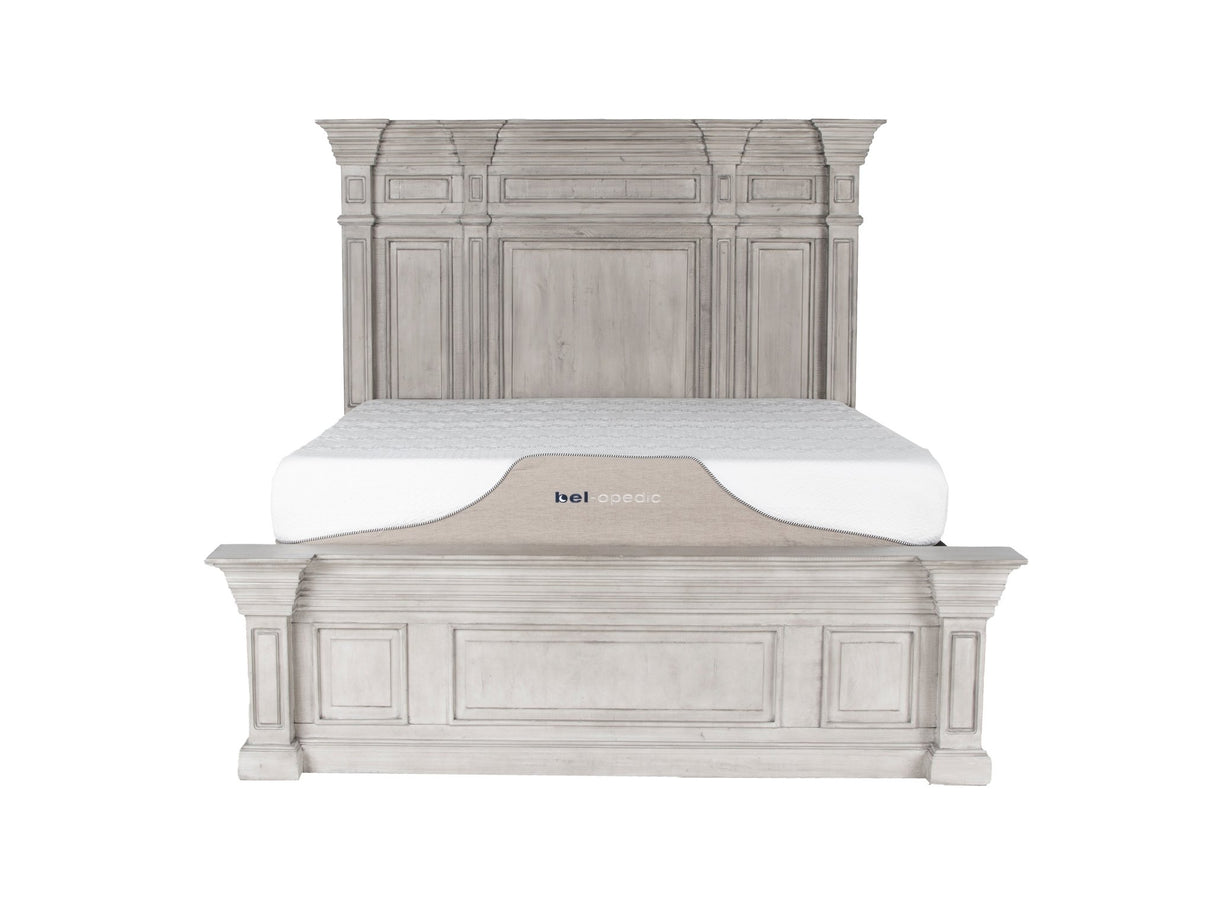 6-Piece Gray Panel Bedroom Set - Queen by Mollai Collections | Bel Furniture