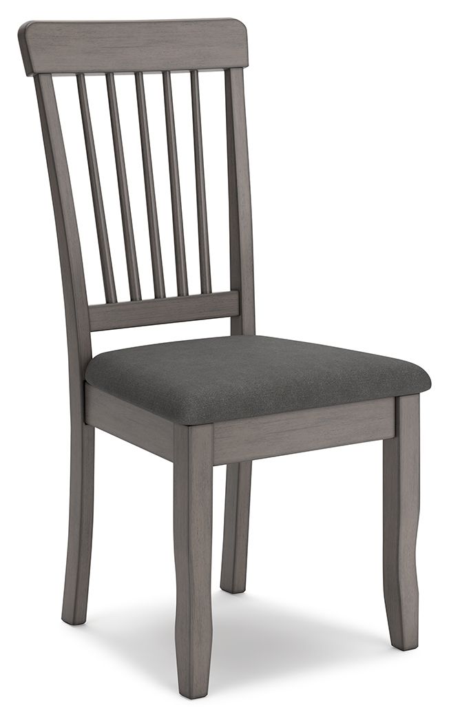 Shullden - Gray - Dining Room Side Chair (Set of 2) by Signature Design by Ashley® | Bel Furniture