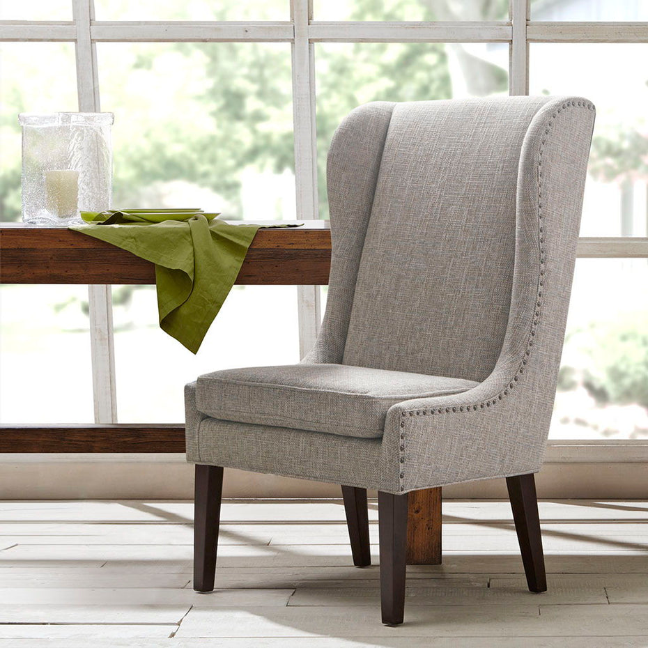 Garbo - Captains Dining Chair - Gray Multi