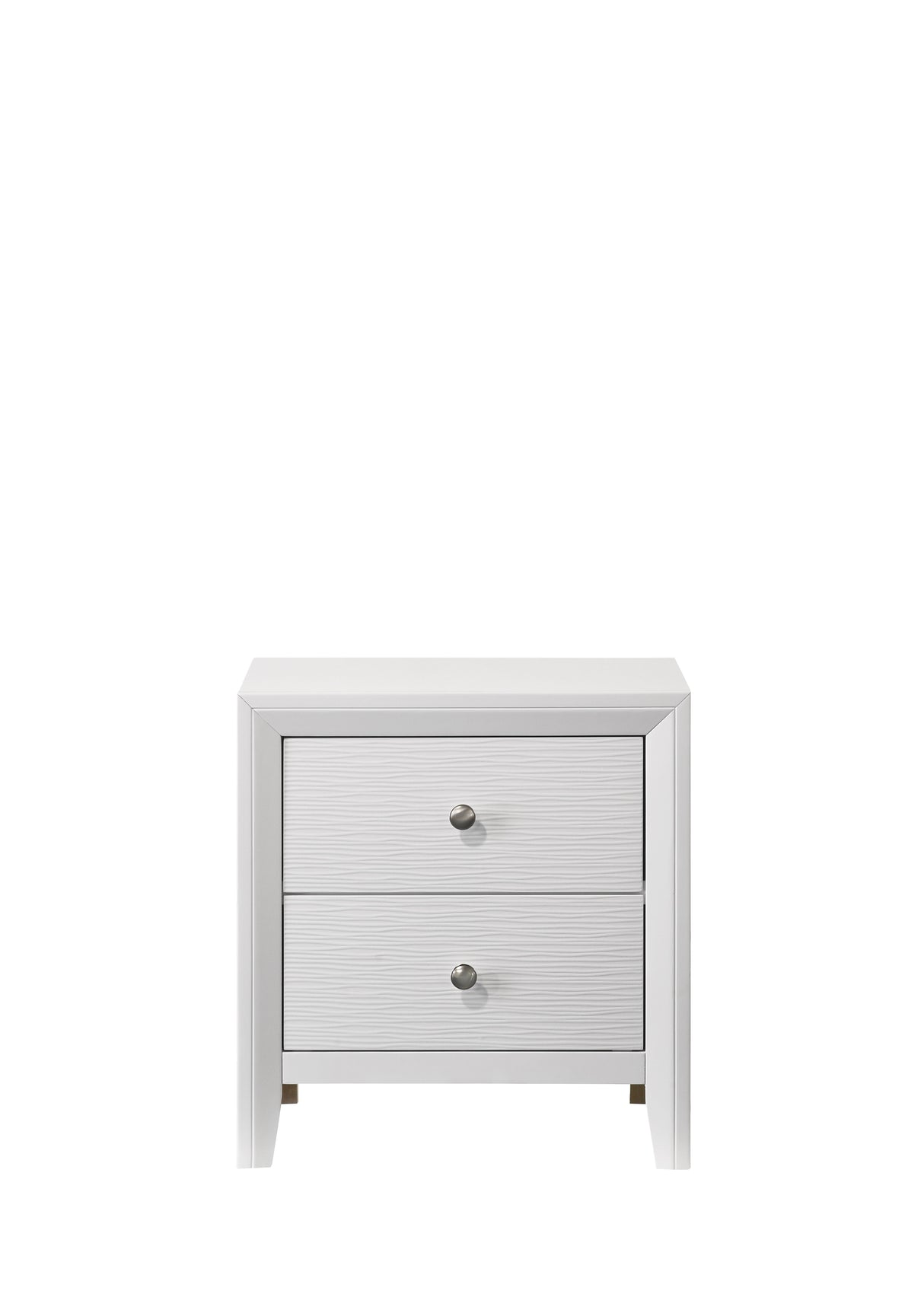 Evan - Nightstand White by Crown Mark | Bel Furniture