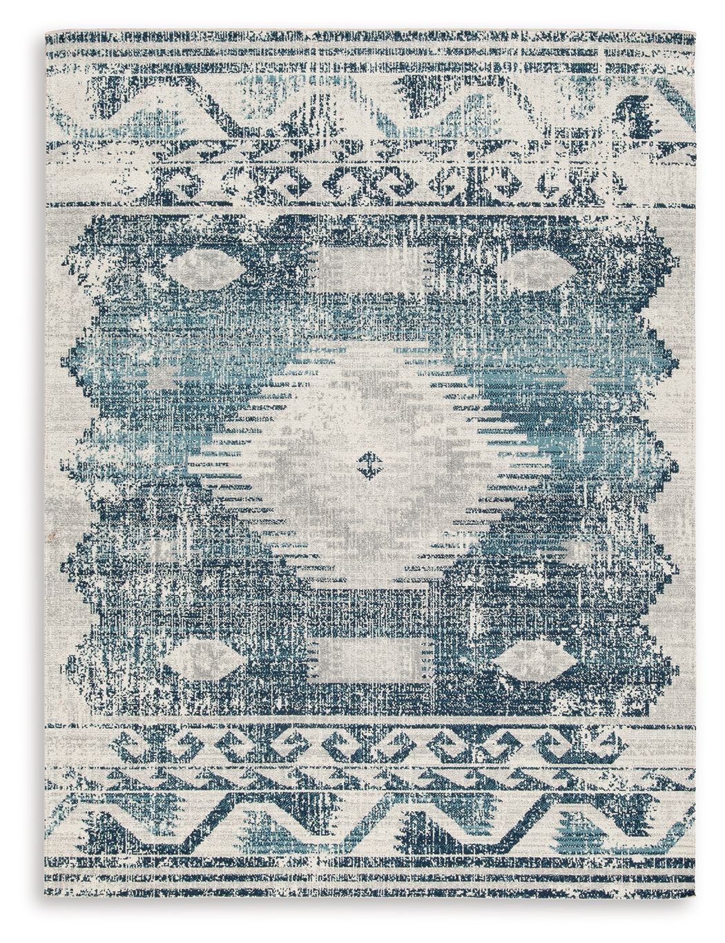 Daddridge - Rug Blue by Signature Design by Ashley® | Bel Furniture
